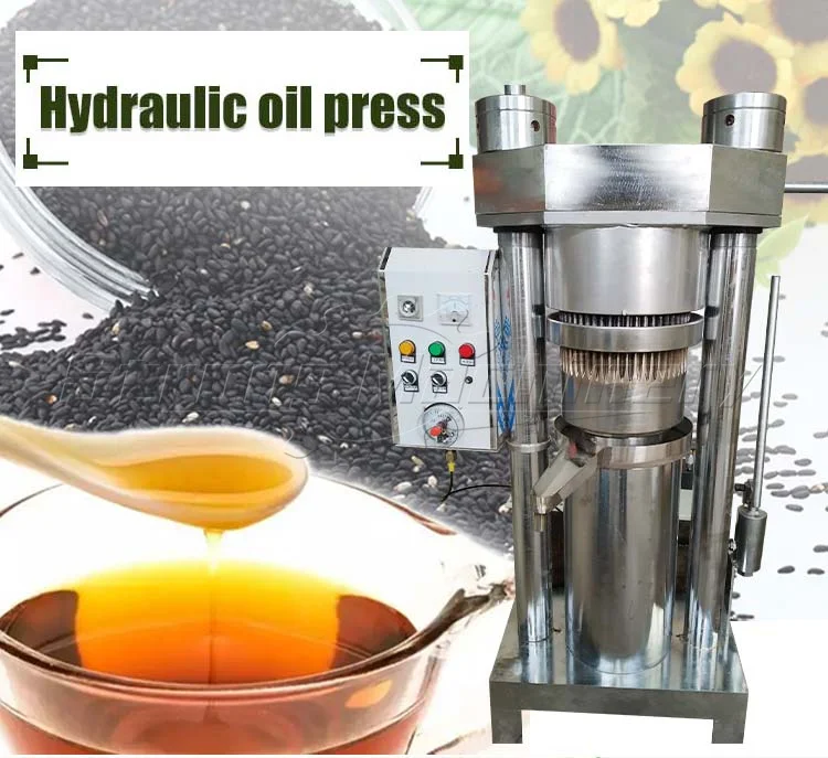 Small Automatic Hydraulic Cold Avocado Palm Sesame Oil Extractor Pressing Olive oil Press Machine