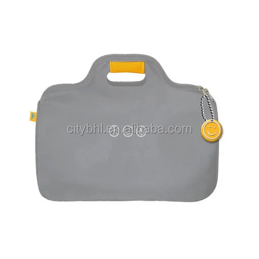 Custom Printed Sleeve  Logo 15 Inch Lightweight Laptop Shoulder Bag Protective Vertical Laptop Bag With Strap For Luggage