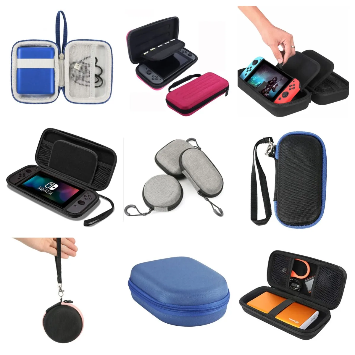 Waterproof Shockproof In-Ear Earbud Protection Eva Hard Storage Case Bag