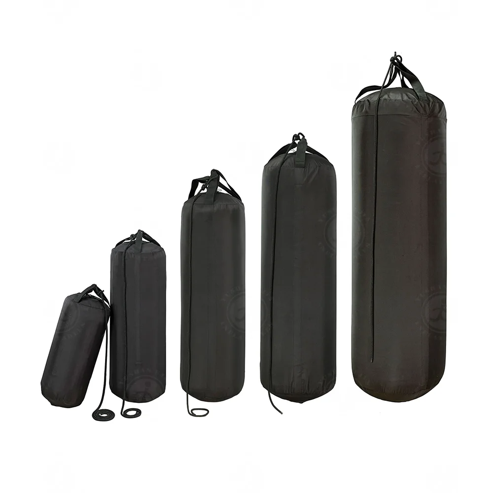 Custom Size Black Grey Inflatable Boat Bumpers Heavy Duty PVC Inflatable Boat Fender for Yacht