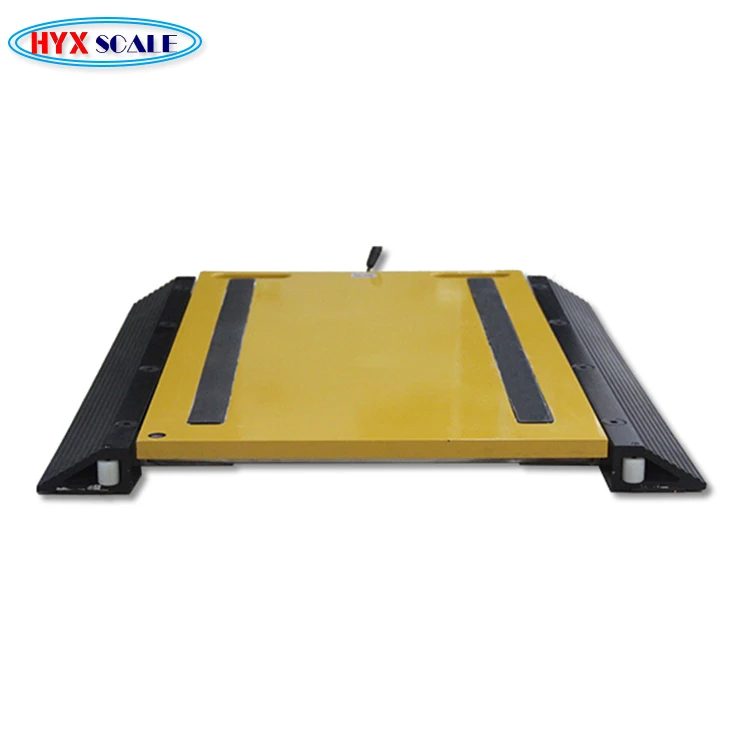Portable Vehicle Axle Scale Weigh Pads with maximum weight 0.5t-20t per Pad  Customize pad size