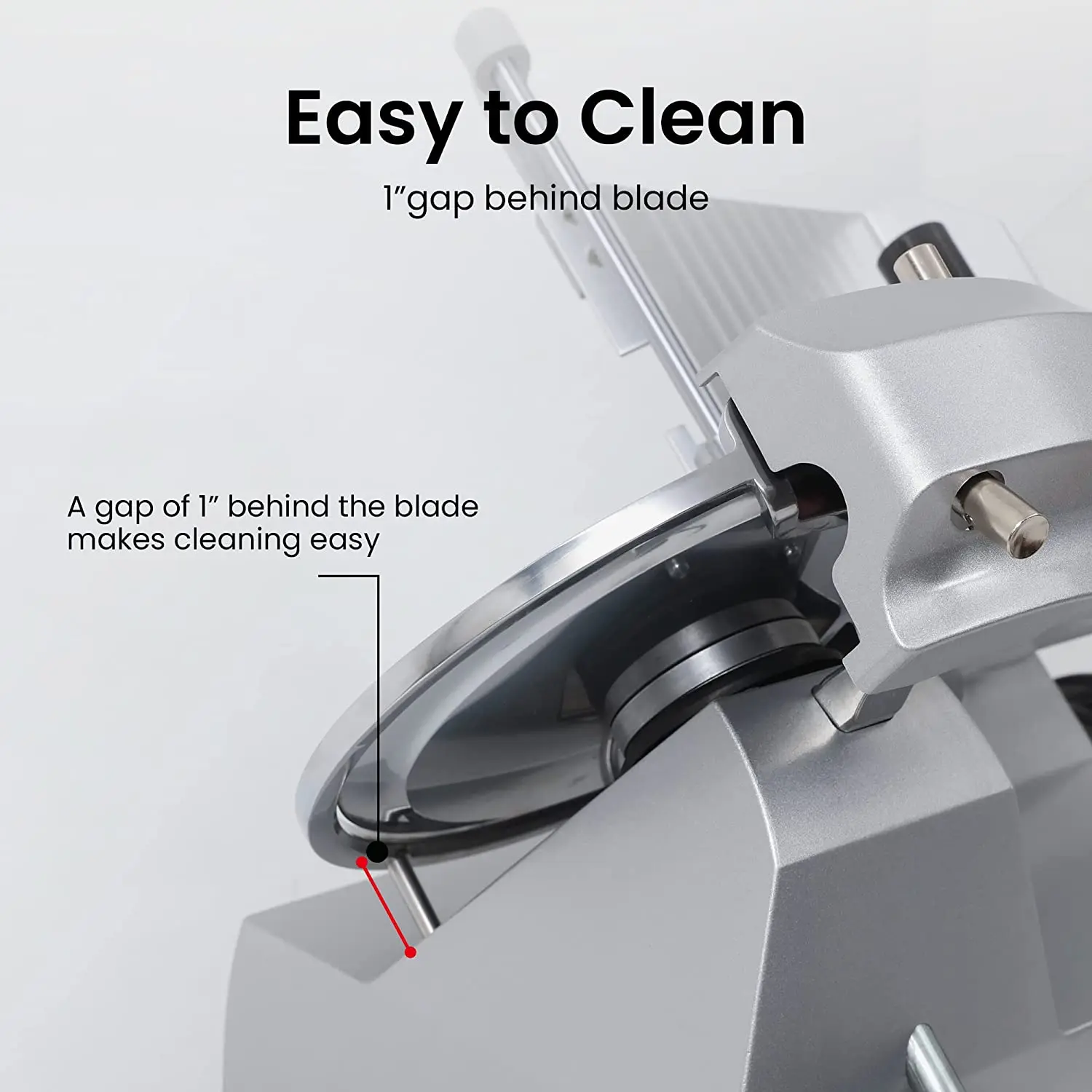 Premium Commercial Slicer 12', 300w, 1/2 HP Electric Meat Slicer, Italian Carbon Steel Blade, Quiet Performance