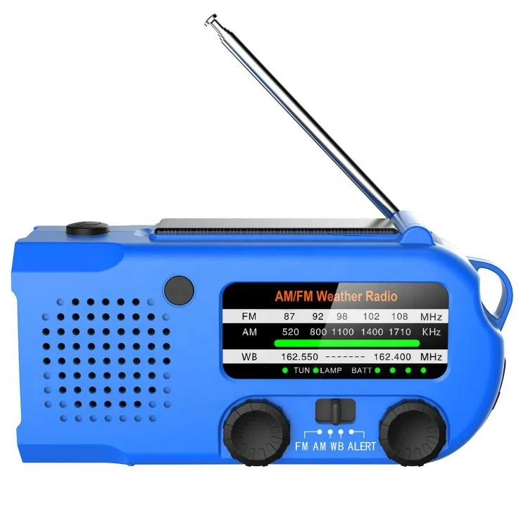 XSY-299 Pocket Mini USB Customized Emergency Solar Powered Lamp with am fm wb Emergency Radio 5000mAh battery for camping