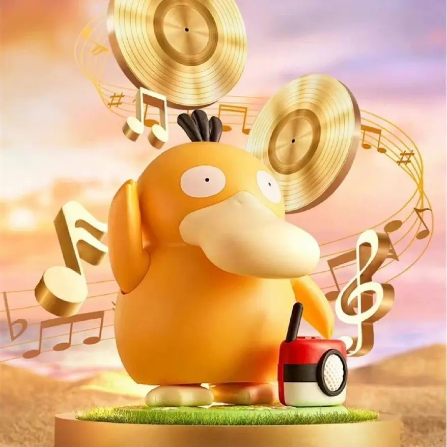 Хит продаж 2022, музыкальная шкатулка Psyduck, Новое поступление, сделанная на заказ, мини-шкатулка с лазерной гравировкой, ручная пластиковая музыкальная шкатулка