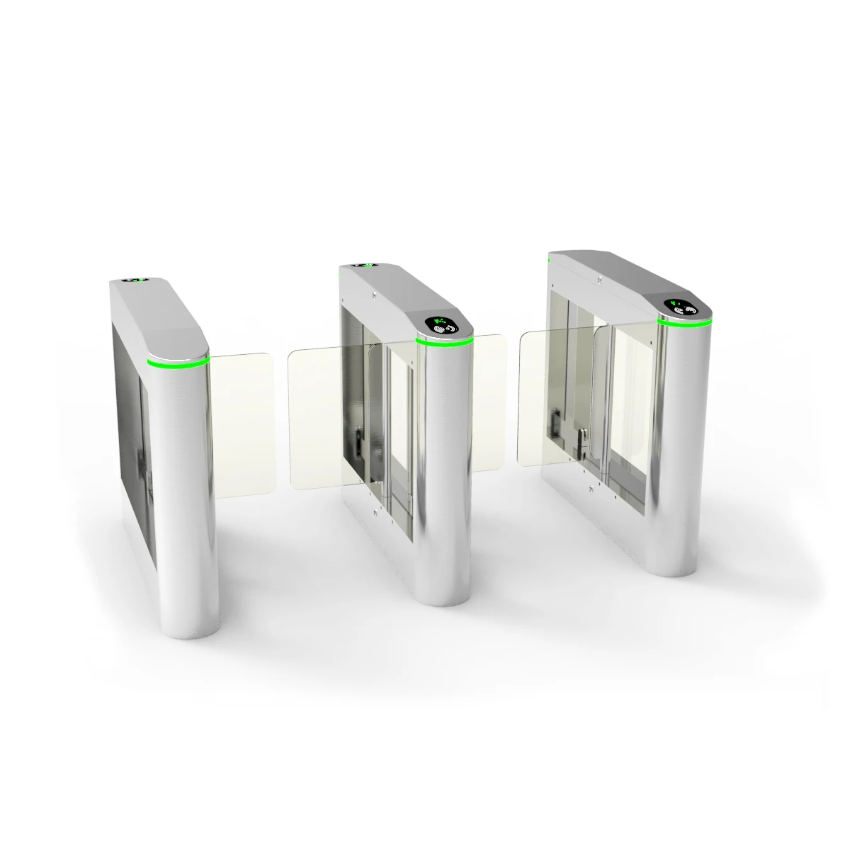 2021 RFID Access Control Swing Barrier Gate Turnstile Mechanism with Colorful Light