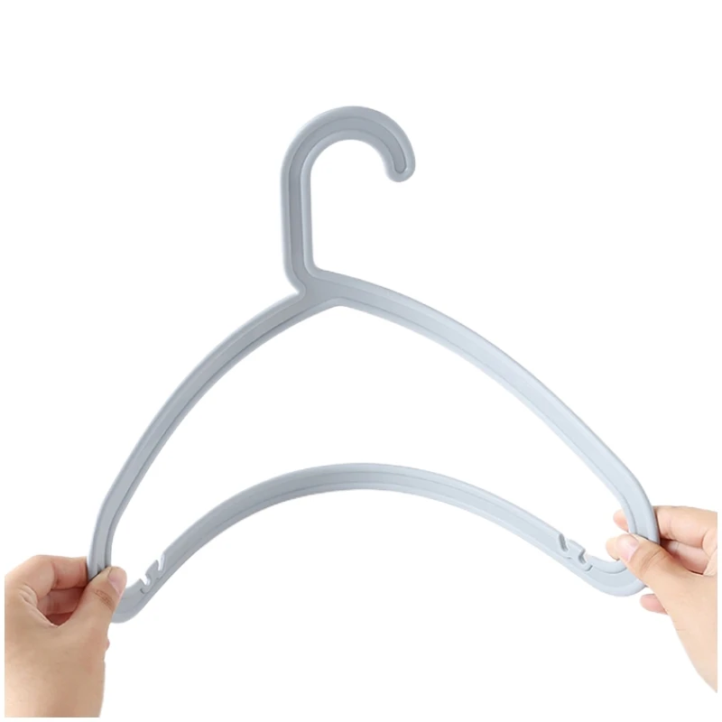 Cheap Traceless Hanger Adult Multi-functional Non-slip Laundry Clothes Hanging Hanger Wardrobe Household Plastic Clothing Opp /
