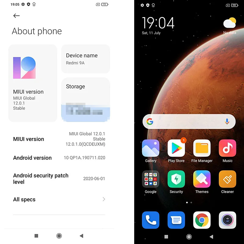 Смартфон Xiaomi Redmi 9A 2 + 32 ГБ 5000 мАч 8 ядер 6 53 дюйма 13