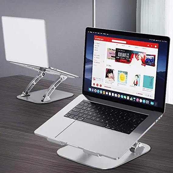 Portable Aluminum Laptop Stand Riser Holder Notebook Stand Compatible 2021 Amazon  Hot Sale
