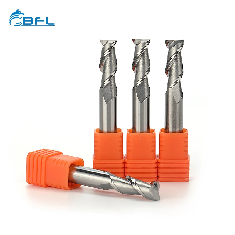 BFL Solid Carbide 2 Flute Inch Size Aluminum End Mill Milling Cutter Fresas CNC  Endmill 6mm