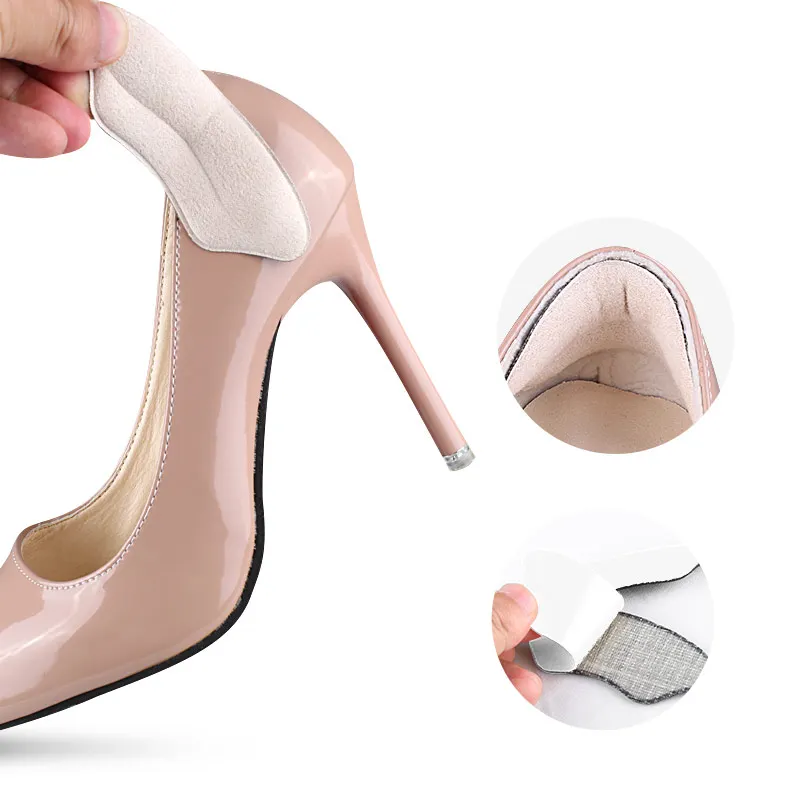 Anti-wear Feet Care Pads Cushion Heel Sticker Pain Relief Shoes Back Heel Liner Grips Crash Insole Patch Adhesive