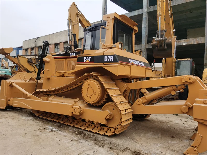 CAT D7R Good Price Cat D7R2 second hand cat bulldozer CATD7R in Shanghai China CAT D6G/D6H/D7G/D7H/D8K
