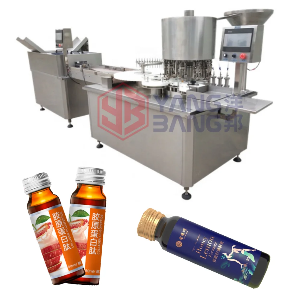 YB-K12 Manufacturer plastic ampoule filling and sealing machine automatic oral liquid filling and capping machine