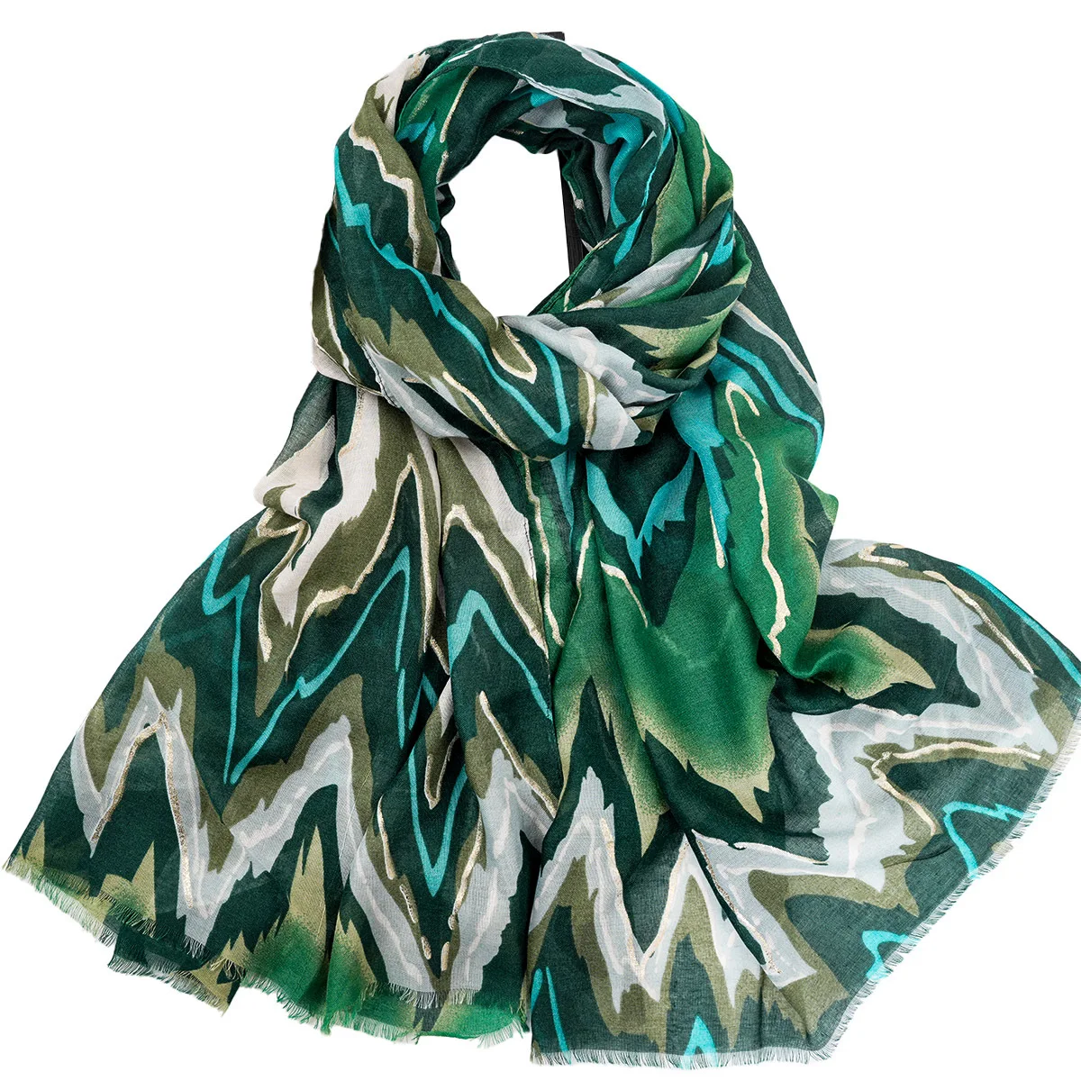 Manufacturer Wholesale Newest Design Dubai Summer Long Scarf Fashion Printed Muslim Hijab for Spring Season