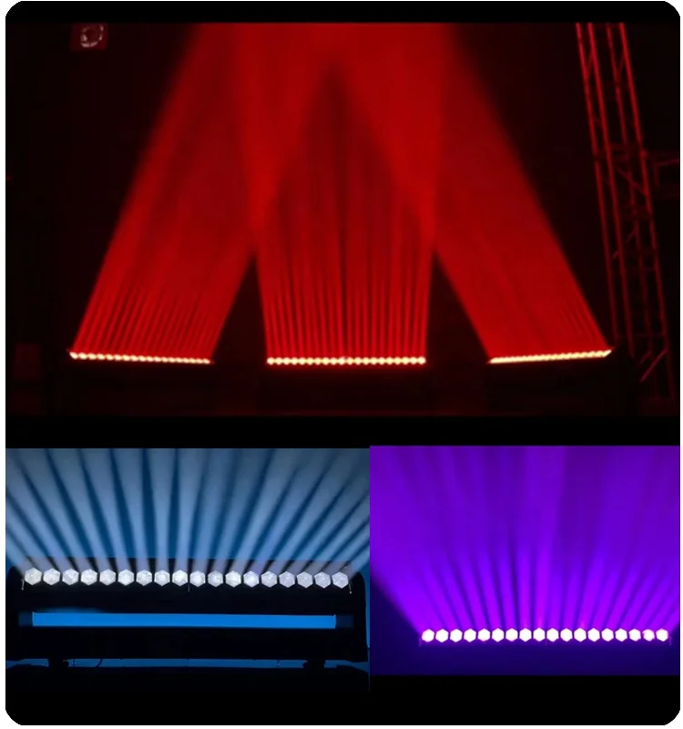 Waterproof IP65 Disco Moving Bar Light 18x40W LED Moving Zoom Beam Stage Light