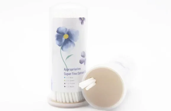 Микро ватные палочки, одноразовая кисть, макияжный тампон, микрощетка для чистки ресниц, ватный аппликатор с наконечником