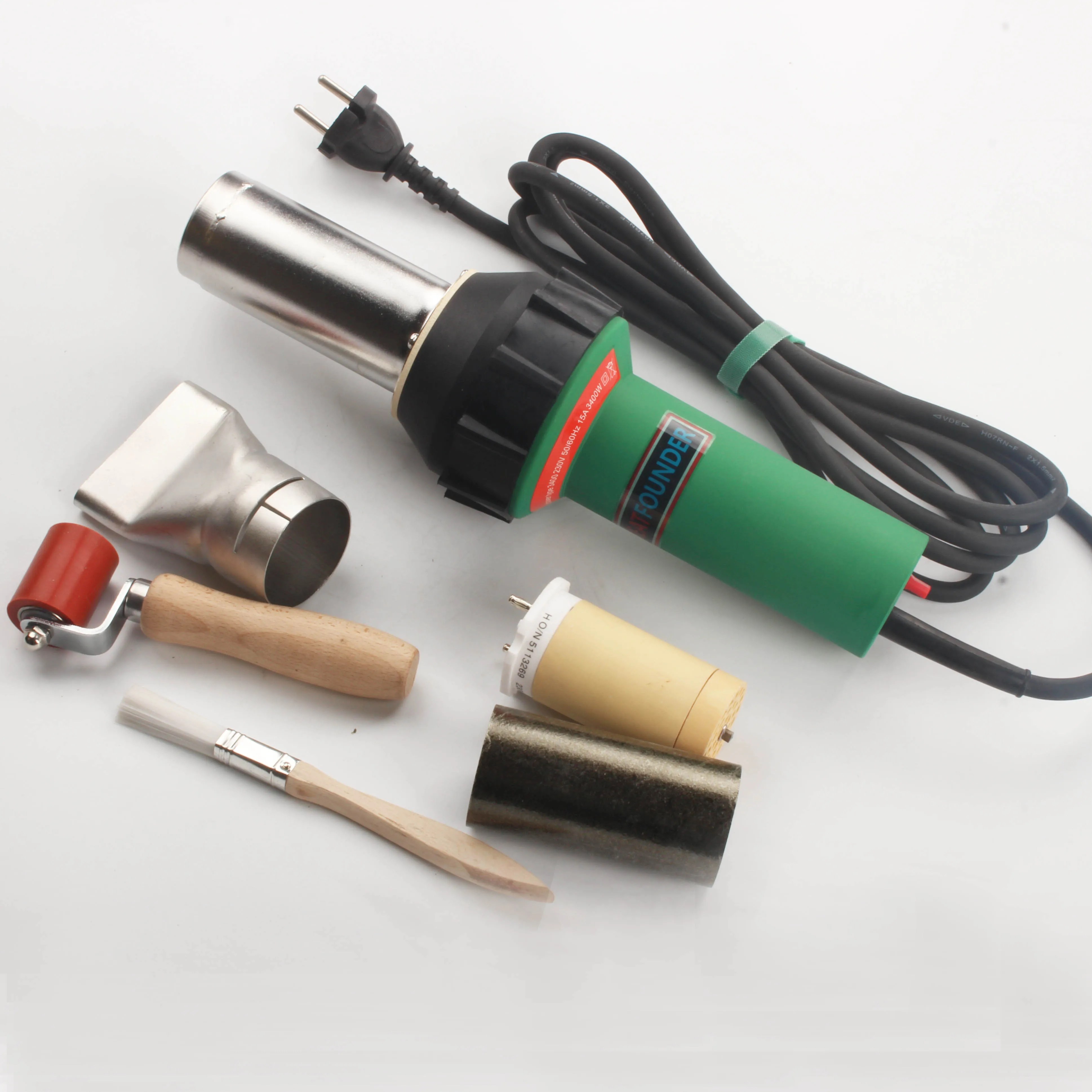 Тепловая пушка/Тепловая пушка HEATFOUNDER с непрерывным контролем температуры для WeldingPVC брезентов 230 В 1600 Вт горячая распродажа