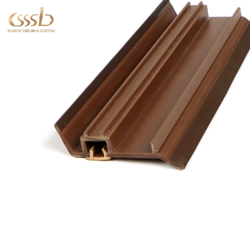 PVC chamfered skirting board