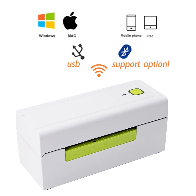 Uyin Hot sales sticker waybill printer thermal Wired/wireless shipping barcode label printer machine 4x6 Label Printer