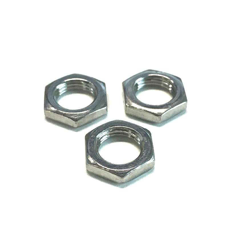 High Quality Iso4035 Din936 Hex Thin Nut Jam Nut Aisi Fasteners Hexagon head Nuts