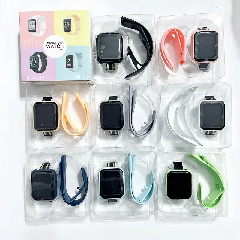 y68 Smartwatch Sport Fitness Tracker Smart Bracelet Blood Pressure Heart Rate D20 Men Women D20 smart watch d20