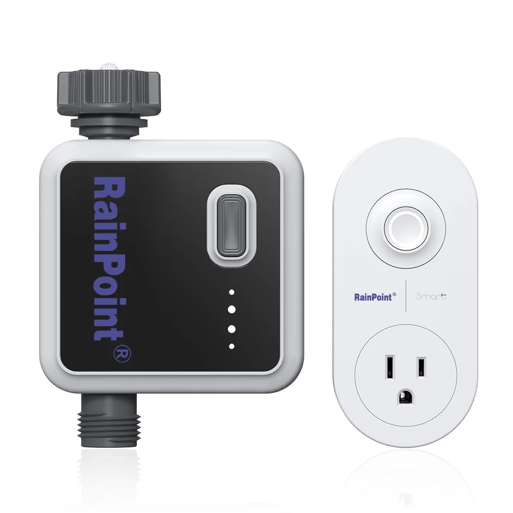 WI-FI Controlled 1-zone Tap Timer with socket gateway for outdoor home irrigation