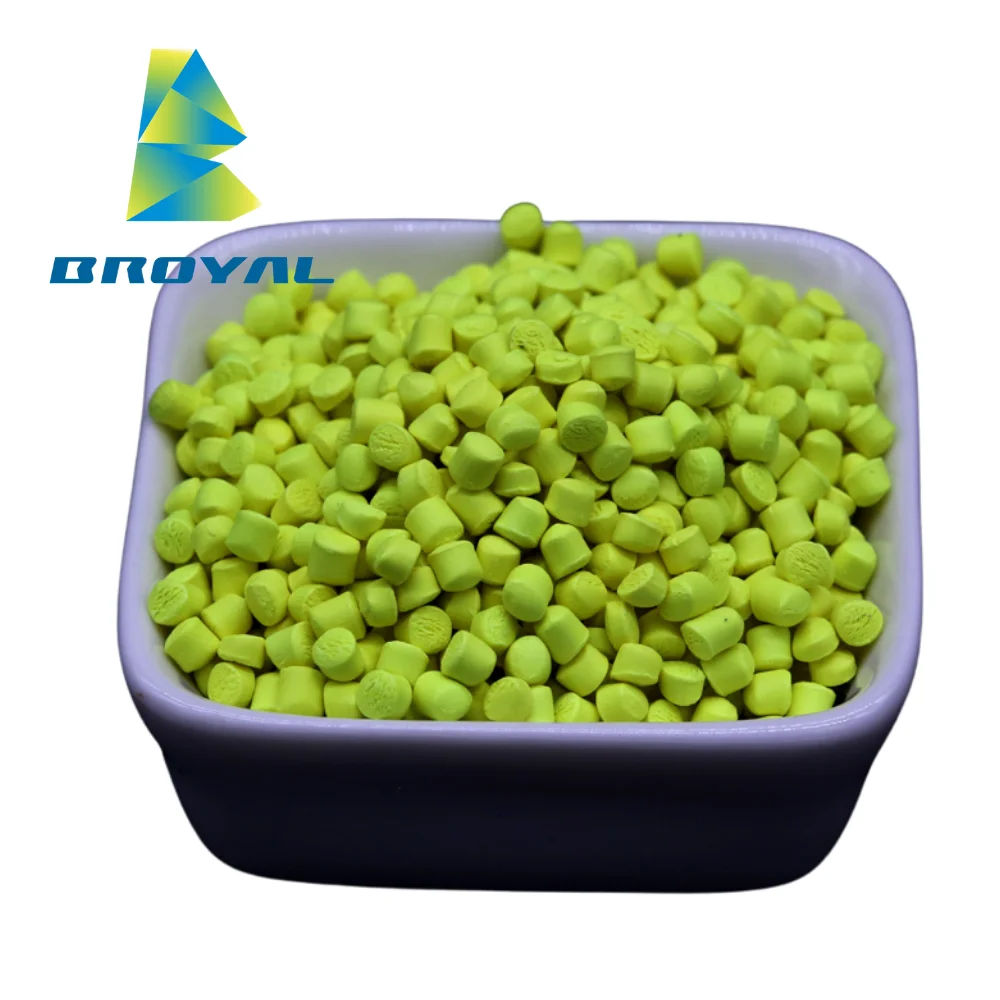 Broyal Raw Material TPU PET PLA Carrier Calcium Carbonate Caco3 Filler Masterbatch for Injection Blowing