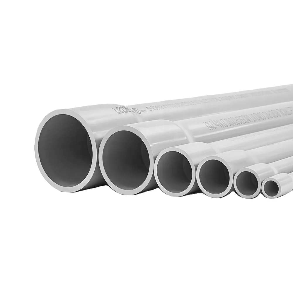 UL Listing PVC electrical conduit schedule 40 pvc pipe UL651 for cable management
