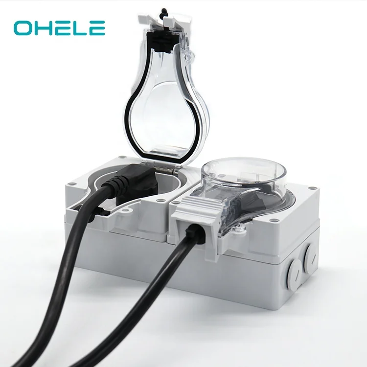 UK type IP66 waterproof wall switch and socket