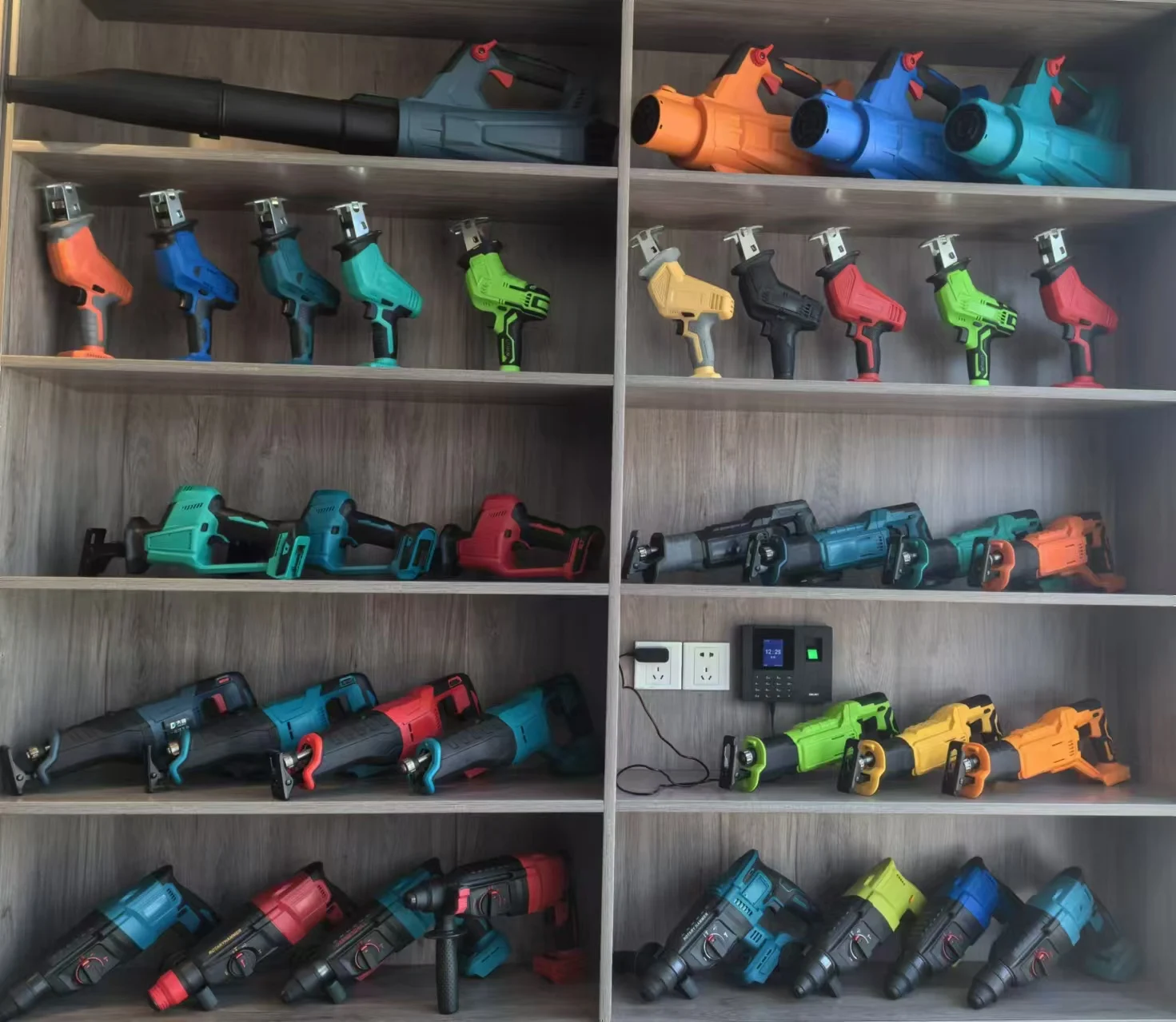 High-Power Rechargeable Lithium Battery Rotary Hammer Adjustable Handle Impact Drilling Industrial Grade with Electric Features