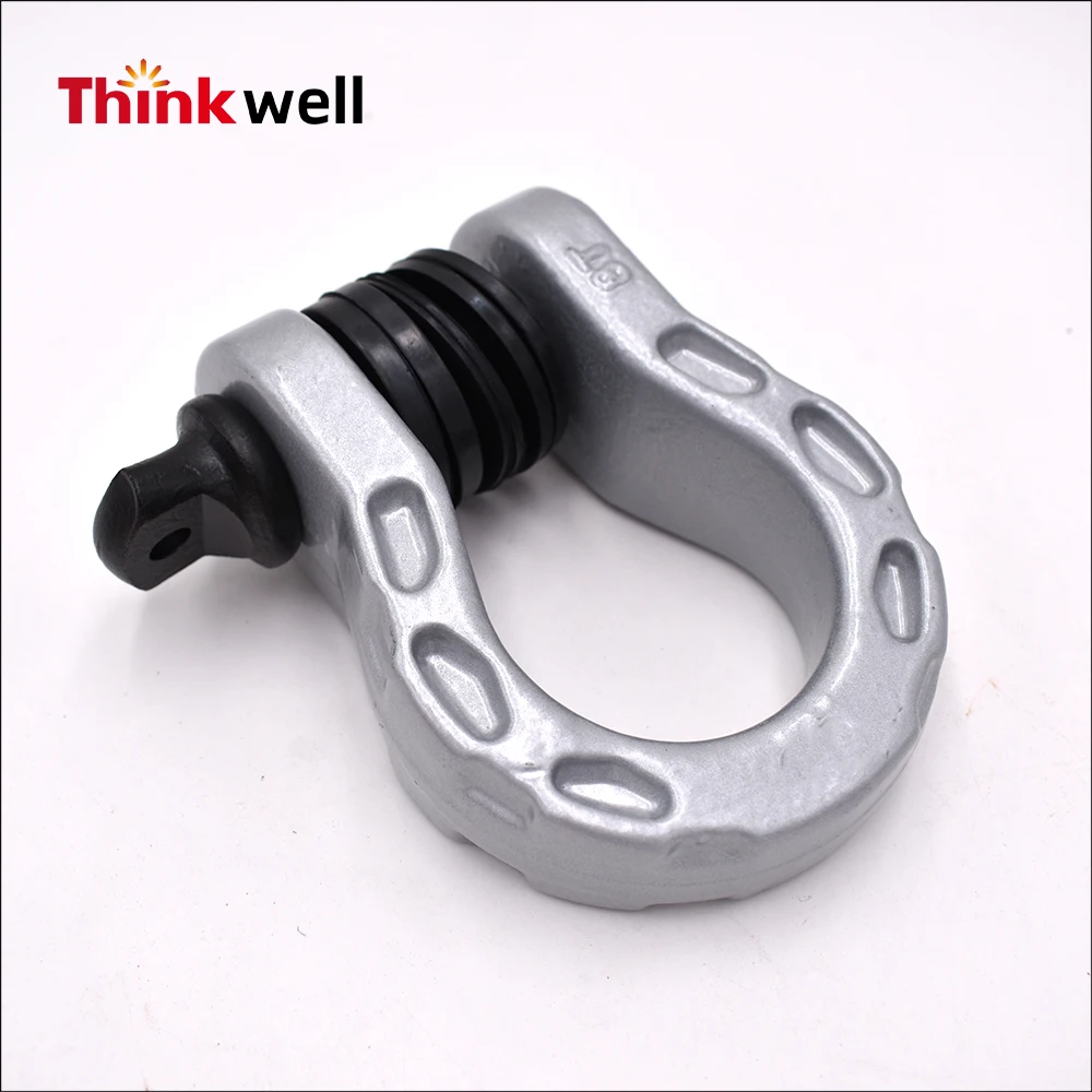 Hot Selling 4.75T US Type Bow Shackles Customized Off Road Heavy Duty Hitch Trailer Shackle
