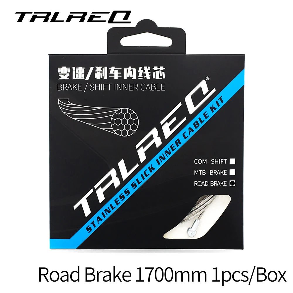 TRLREQ Polished Slick Stainless Steel Inner Wire of MTB Road Folding Bike Shift Derailleur Gear and Brake Line 1pcs in 1box