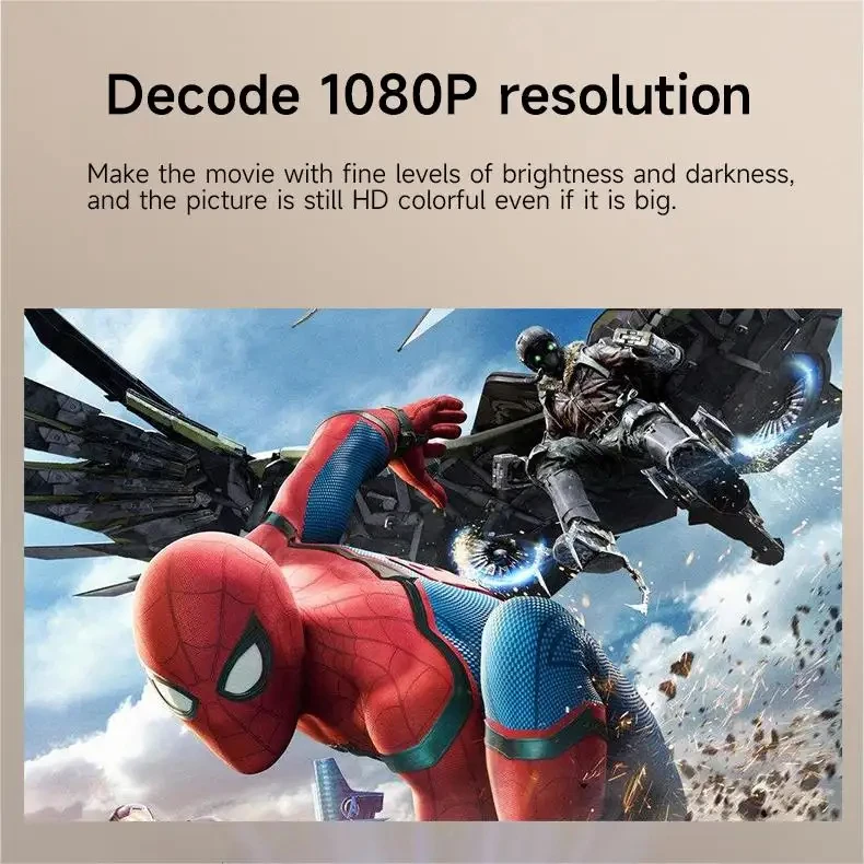 HY300 Portable mini projector 4K hd smart proyector 200 ANSI lumen home theater beame