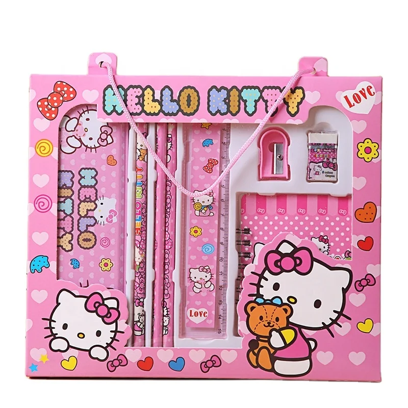 Креативные канцелярские принадлежности, детский приз, набор канцелярских принадлежностей для учеников, Подарочная коробка, товары для учеников начальной школы, 5 шт., школьные канцелярские принадлежности