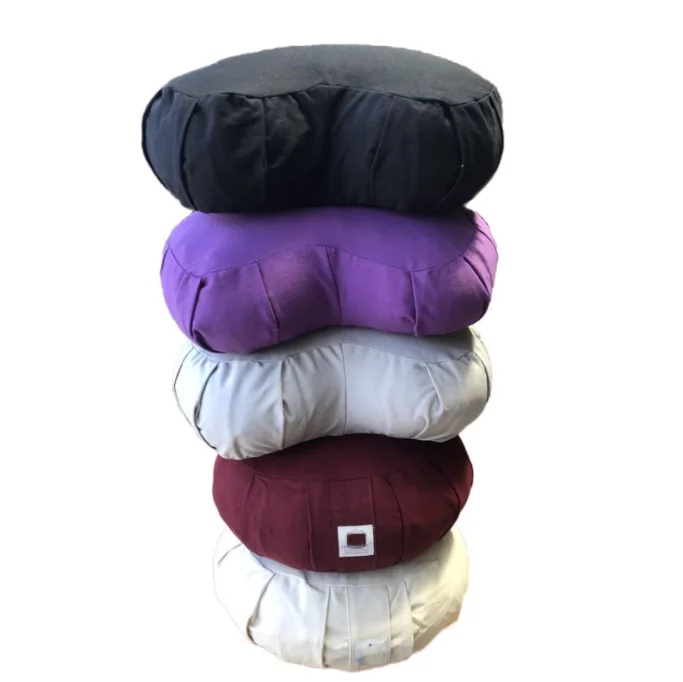 New Shape Natural Eco Friendly Organic Cotton Buckwheat Yoga Cushion Pillow For Yoga And Meditation