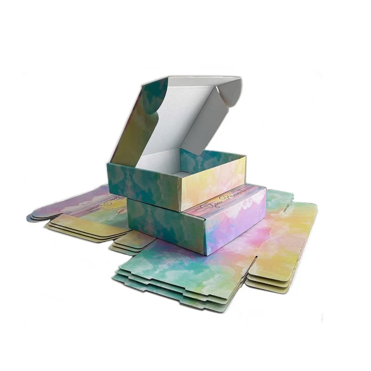 Unicorn Multicolor Shipping Boxes Corrugated Mailing Box for Shipping Packaging Craft Gifts Giving Products