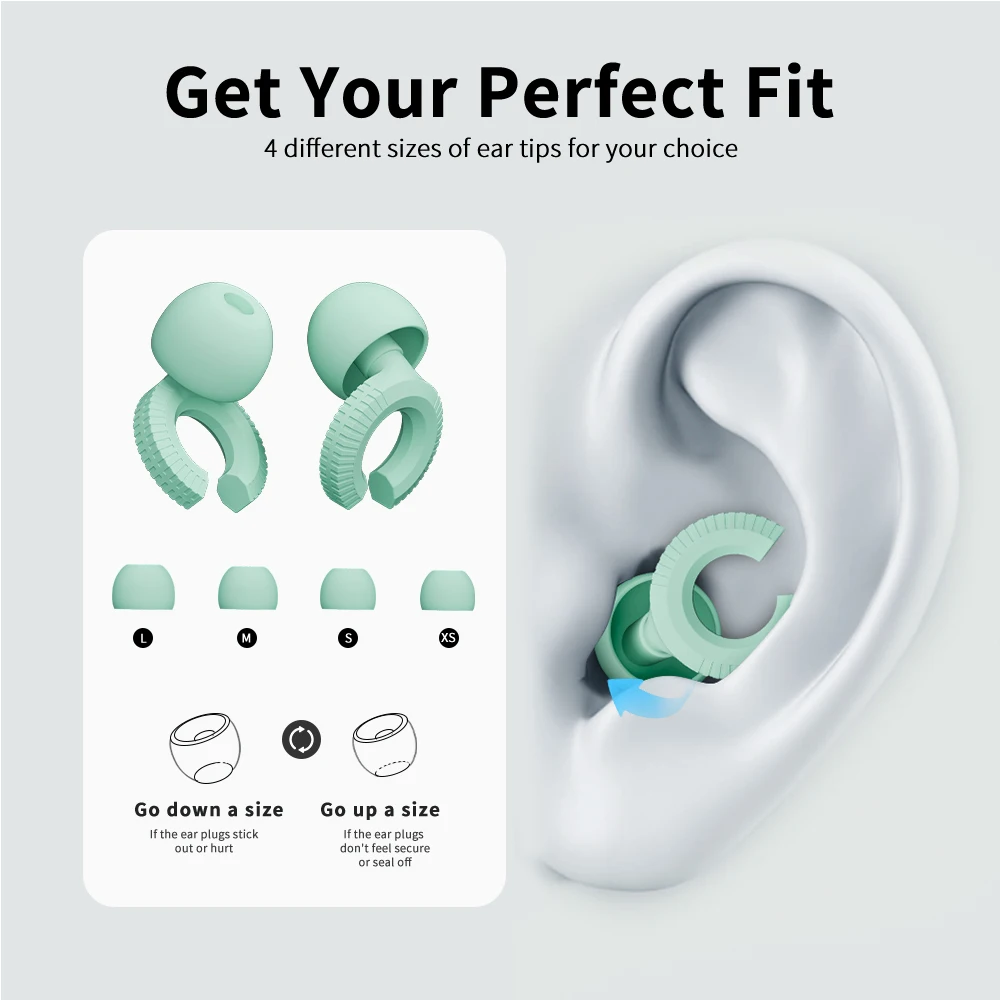 2025 Hot Selling Flight Silicone Ear Plugs High Fidelity  Earplugs Hearing Protection for Sleep Swimming Concerts  Studying