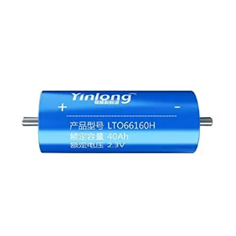 66x160mm long Size and 2000  Cycle life battery 66160F35Ah 40Ah LTO lithium titanium Rechargeable Batteries