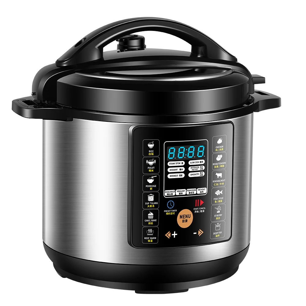 Rice Cooker Anti-scald design Home Stainless Cooking Multi Cooker Electric Pressure Cooker