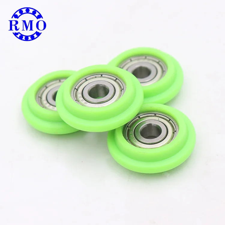 Plastic roller wheel Y type pulley with 608zz Nylon Roller pulley for sliding door window