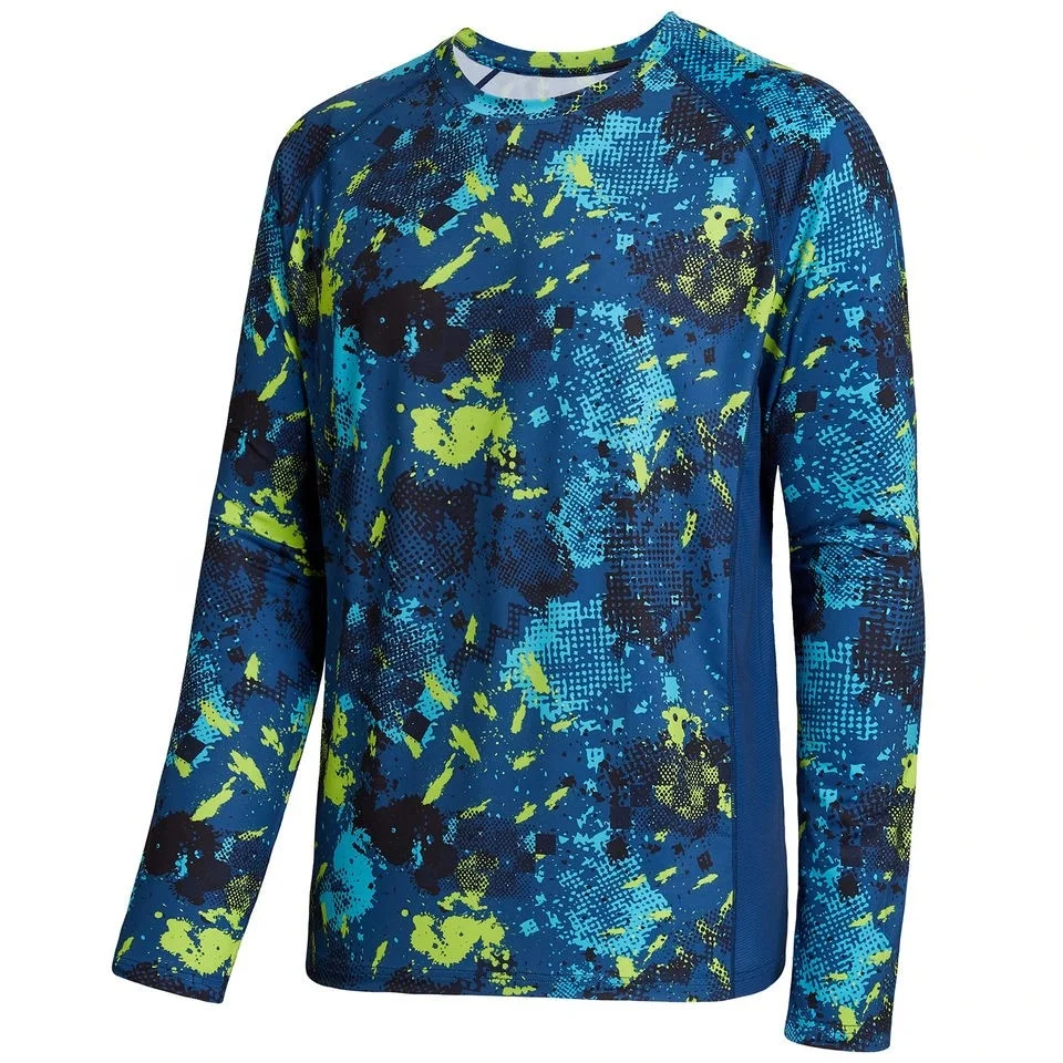 2023 Summer Top Quality Quick-dry Moisture-wicking Upf 50+ Sun Protection Long Sleeve  Fishing T shirts for Sale
