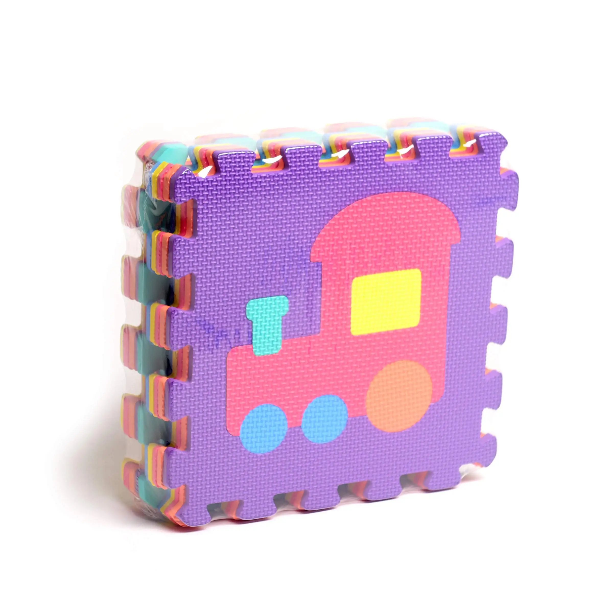 Custom Kids Sensori Anti Slip Puzzle Floor Mat Eva Foam Puzzle Baby Crawling Play Mat Puzzle With City Traffic