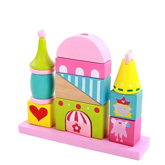 Role Play Game Kids Big Classic 3 floors Girls Petend For Children Wooden Doll House