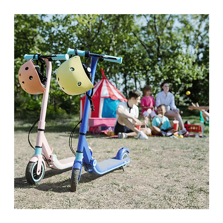 Складной электрический электроскутер со склада в ЕС, миниатюрная доставка, зарядное устройство для подростков, Электрический электроскутер для детей