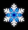 Новый 2D светодиодный шнур мотив подвесное украшение для окна наружное освещение снежинка