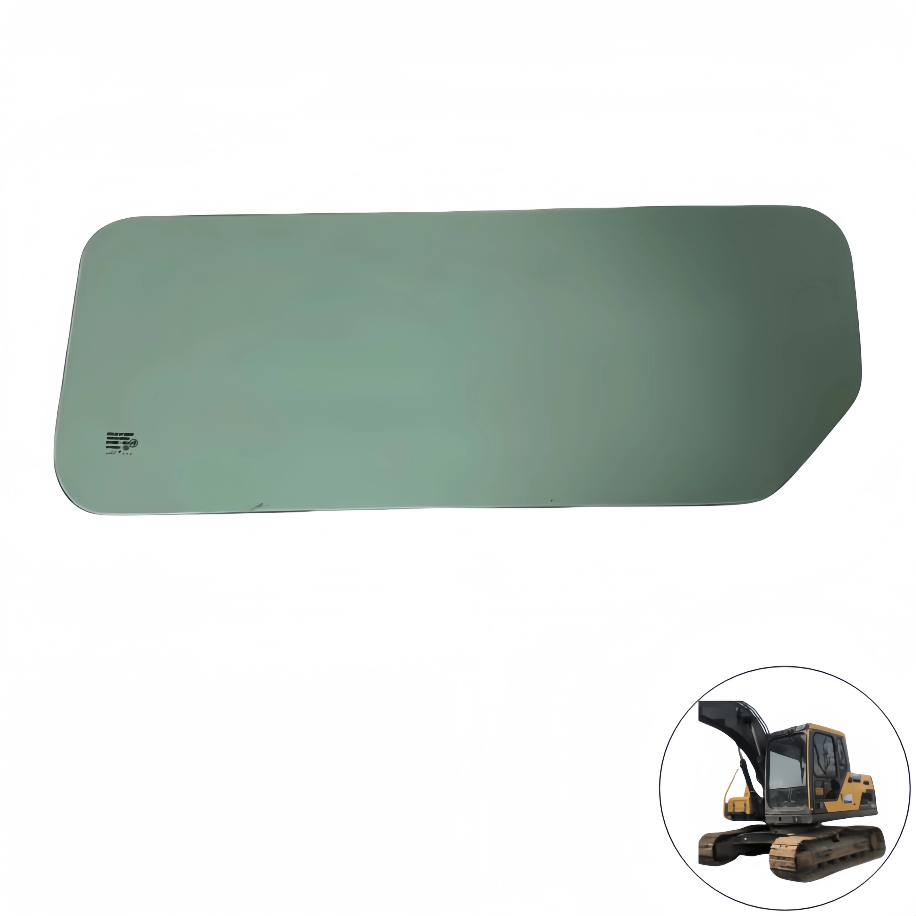 Excavator Diggle Cabin Windshield Door Glass Tempered Laminated Glass for Volvo Excavator EC120D 140D 220D 210D 220D
