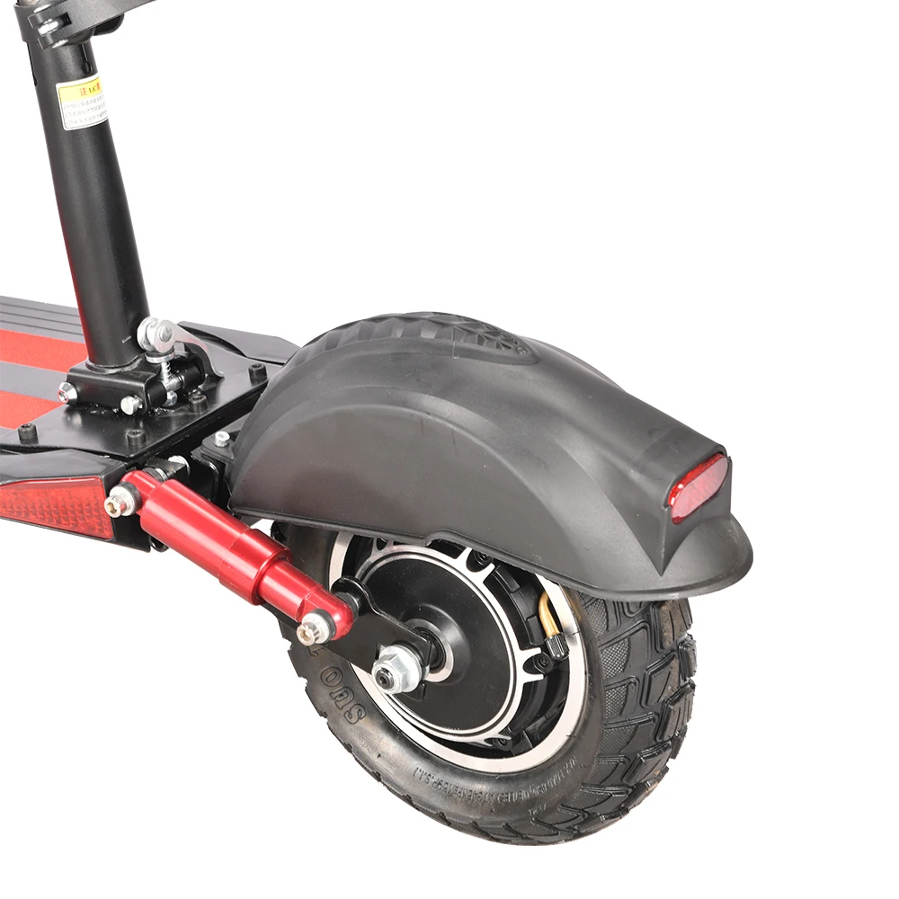 US warehouse 10-inch front and rear double shock absorption three-light off-road scooter