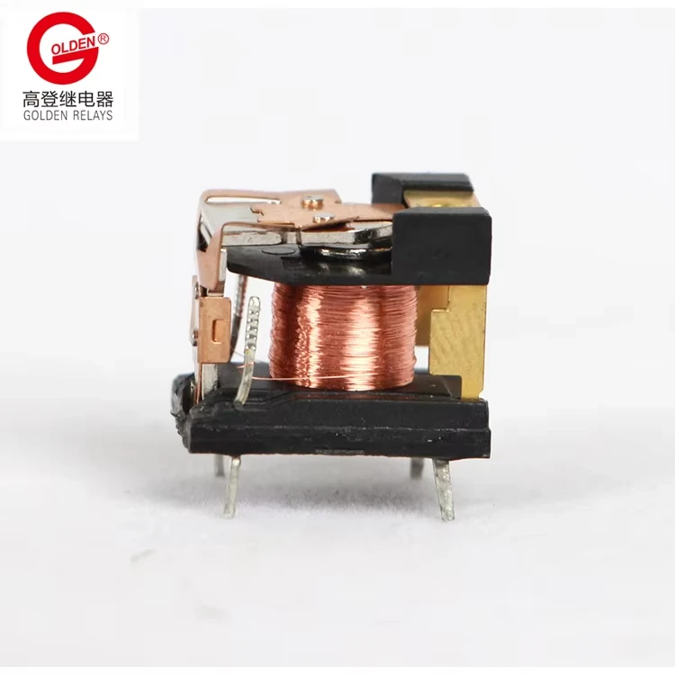 Golden Free sample T73 load 10A 250VAC SPDT PCB 0.36W coil 12V group conversion 5-pin small low power relay for Office equipment