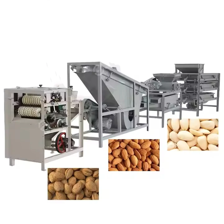 500kg Line  nut processing equipment sheller dehulling multifunctional popular almond hazelnuts nut cracker machine for sale