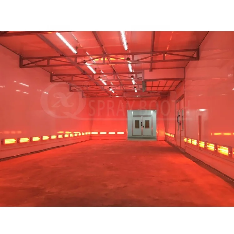 Combined Water Curtain Paint Spray Booth with Electric Drying Paint Oven