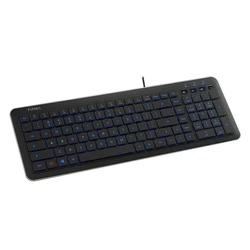 Fuhlen L460 Office keyboard high quality ergonomic backlight 104 keys wired keyboard volume control keys custom LOGO